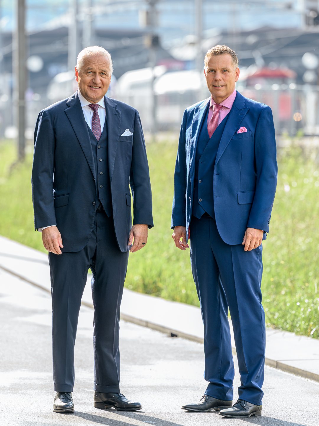 Peter Bodmer, Stiftungsratspräsident (links) und Laurent Schlaefli, CEO von Profond
